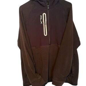 Ralph Lauren RLX Men's quarter  Zip hoodie SIZE large